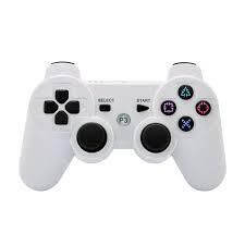 PS 3 Джойстик беспроводной Dual Shock White (дубликат) (Китай). - PS5  PS4  КОНСОЛИ  ИГРЫ ГЕЙМПАДЫ СОФТ  ПО